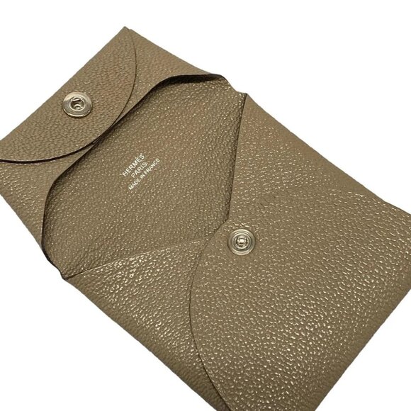 Auth HERMES Bastia - Etoupe Veau Epsom B Coin Case - Picture 3 of 11